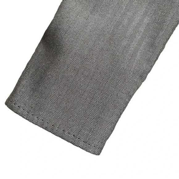 Tahari ASL Herringbone Skirt Suit 2-Piece Blazer & Peplum Skirt Brown Gray Sz 10 - Picture 4 of 16